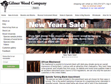 Tablet Screenshot of gilmerwood.com